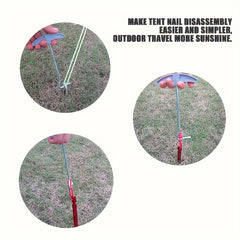 2pcs Ground Nail Puller Tent Peg Nail Puller