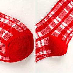 5 Pairs Christmas Print Socks Women's Stockings & Hosiery