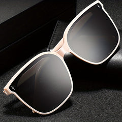 Large Square Frame Sunglasses Anti Glare UV400