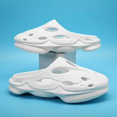 Men's Closed Toe Platform Slides Slippers