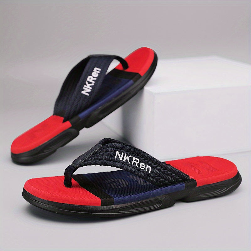 Men's Arch Support Flip Flops Lightweight Non-slip Thong Sandals