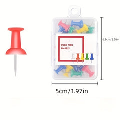 Colorful I-shaped Large Head Nails for Wood, Walls, Messages - 1pc
