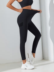High Waist Stretchy Sports Tight Pants: Slimming Yoga Fitness Leggings