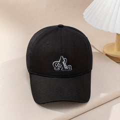 Gothic A Embroidery Baseball Cap Cotton Sun Hat