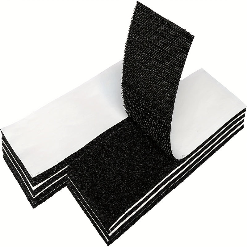 6 Pairs 2 3 9 Inch 5 Hook Loop Strips Adhesive Strong Fasten Mounting Tape
