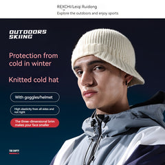 Knitted Skiing Hat Men Women Outdoor Sports Cycling Ear Protector Warm