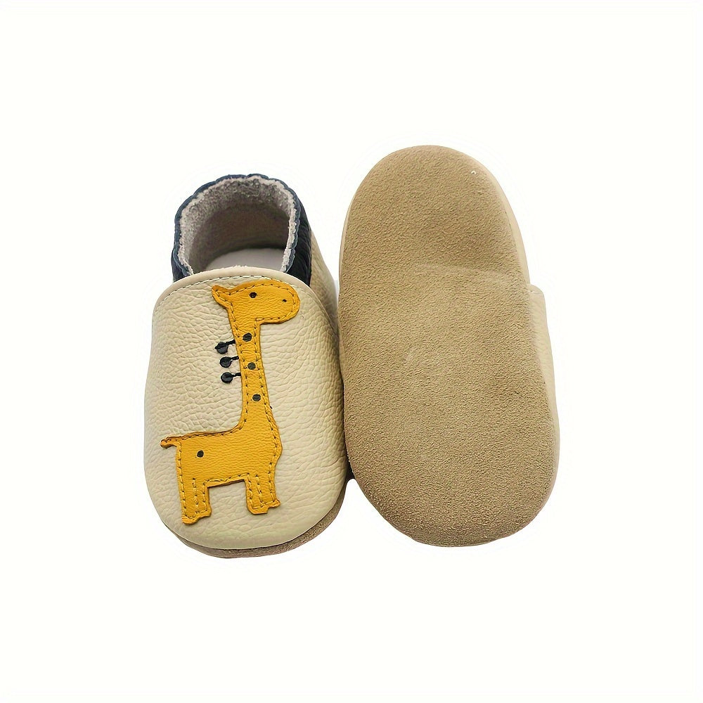 Cartoon Animal Slip On Shoes For Baby Boys Lightweight Walking Shoes