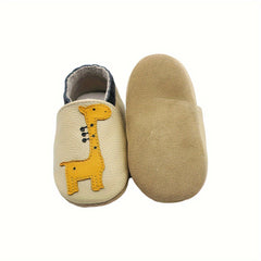 Cartoon Animal Slip On Shoes For Baby Boys Lightweight Walking Shoes