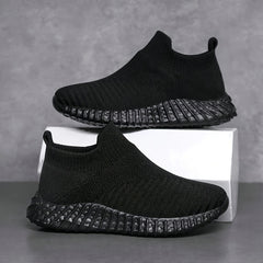 Boy's Breathable Slip On Sock Shoes Non Slip Sneakers