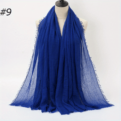 Wrinkle Breathable Hijab Soft Headband Bandana