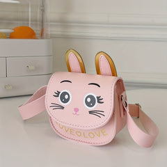 Cartoon Cat Coin Purse Wallet Princess Crossbody Bag For Girls