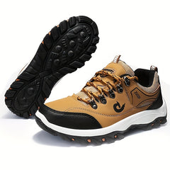 Men's Plus Size Hiking Boots Non Slip Lace Up Shoes