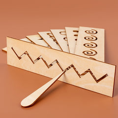 Montessori Wooden Letters Writing Practice Board