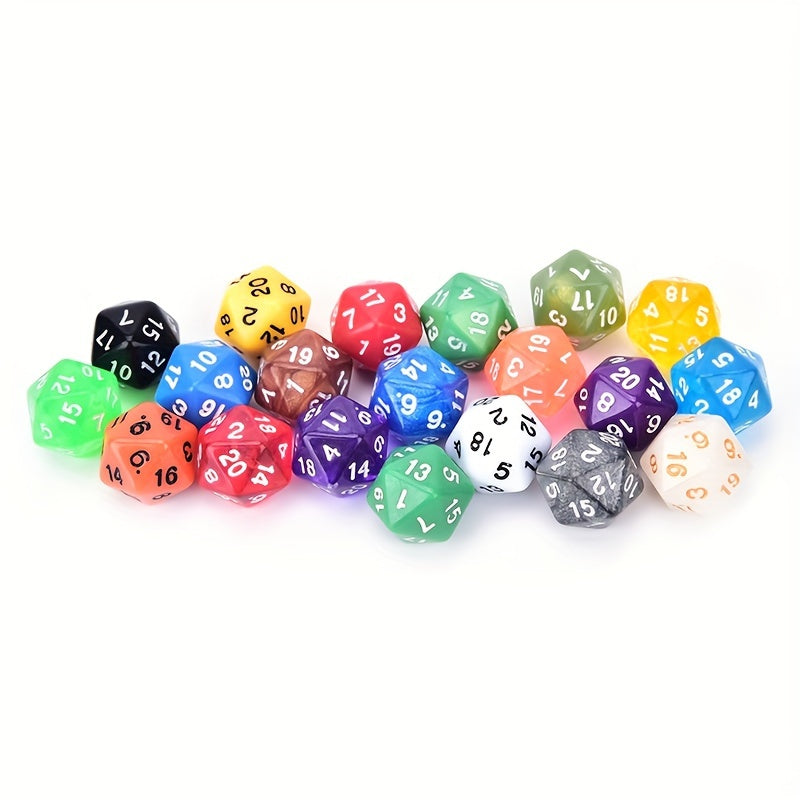 1PC D20 Gaming Dice 20 sided Dice Number 1-20 RPG Game