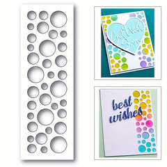 1 Pc Dots Pattern Metal Die Cuts For Card Making DIY Scrapbooking Crafts