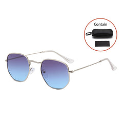 Square Polarized Sunglasses Mirrored Lens for Men and Women