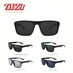 Men's Polarized Square Sunglasses Anti Glare UV Protection