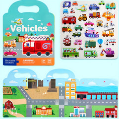 Reusable Sticker Book Educational Toys