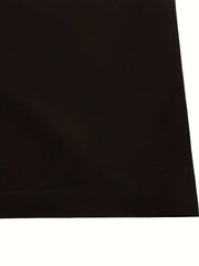 Solid Button Wide Leg Overalls With Pockets