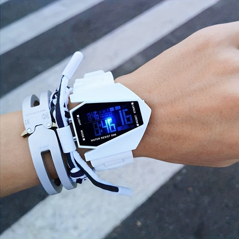 Waterproof Aircraft Watch Luminous Electronic Teenagers Watch