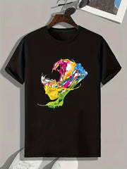 Artistic Painting Pattern Men's Graphic T-shirt for Summer