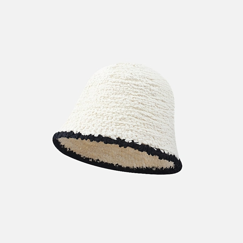 Men's Street Plush Washable Bucket Hat