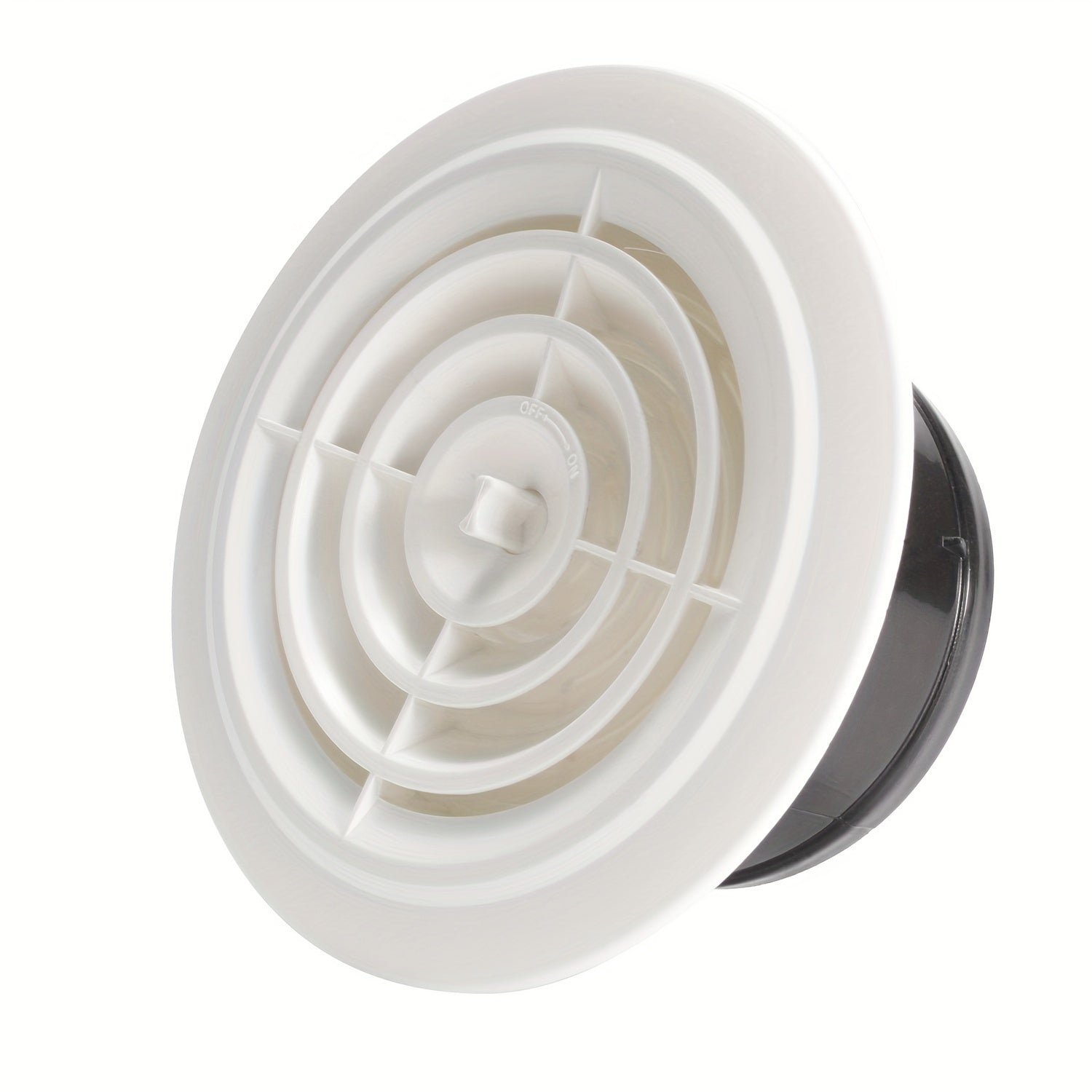Adjustable Vent Cover 75-200mm Round Soffit Vents Louver Grill Cover