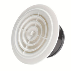 Adjustable Vent Cover 75-200mm Round Soffit Vents Louver Grill Cover