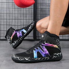 Men's Wrestling Shoes Non Slip Boxing Sneakers For Outdoor Activities