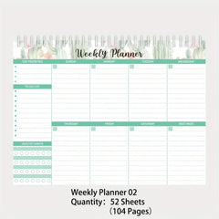 Weekly Planning Notepad To Do Planner With Notes Daily Schedules