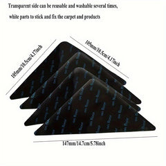 Rug Gripper Double Sided Non Slip Rug Pads Washable Area Rug Pad Carpet Tape
