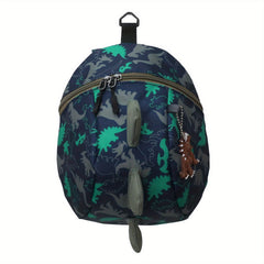 Boys Dino Print Backpack Lightweight Large Capacity Bag