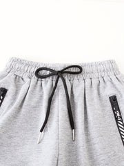 Boys Quick Dry Gym Workout Pants Athletic Training Jogger With Pockets
