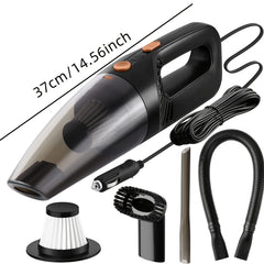 Portable Car Vacuum Cleaner Wet & Dry Cleaning 12V DC 16 Ft Cord & Bag