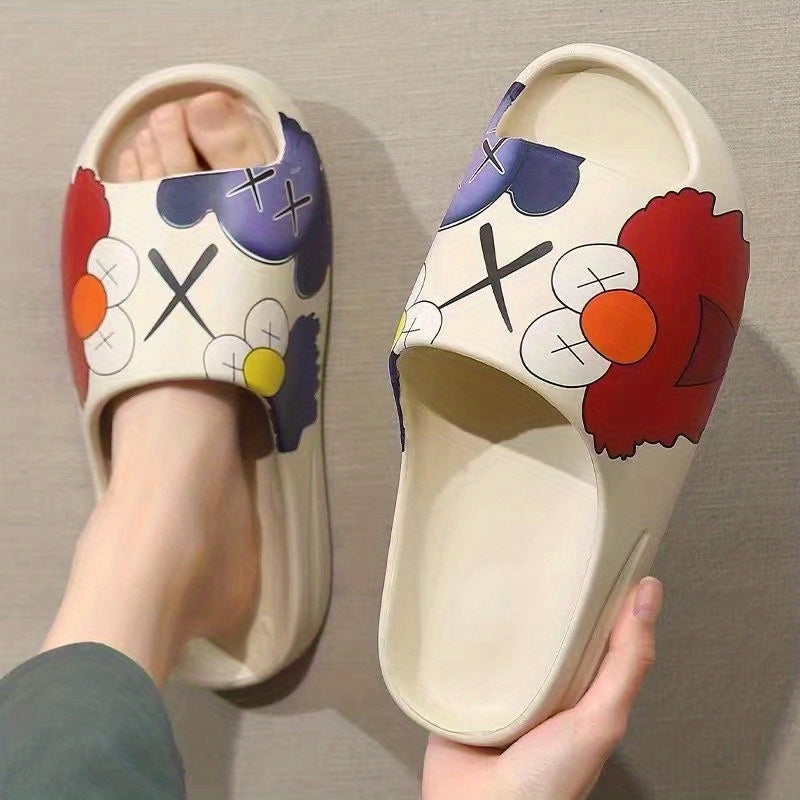 Men Women Anime Cloud Slides Slippers Lightweight Non Slip Shoes Indoor Outdoor
