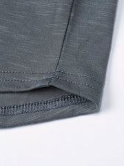 Men's Stretchy Long Sleeve T Shirt with Zipper Decor - Outdoor Style