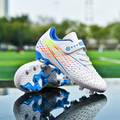 Boys' Non Slip Football Cleat with Spikes - Comfy Outdoor Soccer Shoes
