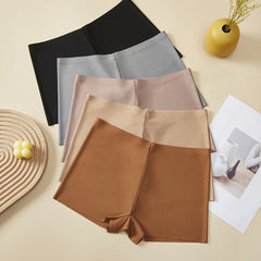 5pcs Seamless Low Waist Boyshorts Panties Women's Lingerie