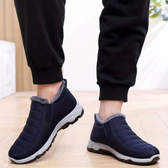 Men's Snow Boots Warm Fleece Cozy Non slip Ankle Boots