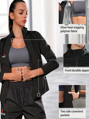 Women's Sauna Sweat Suit Waist Trainer for Weight Loss