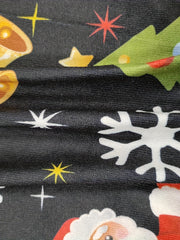 Christmas Cardigan Women's Plus Tree Print Long Sleeve Cardigan