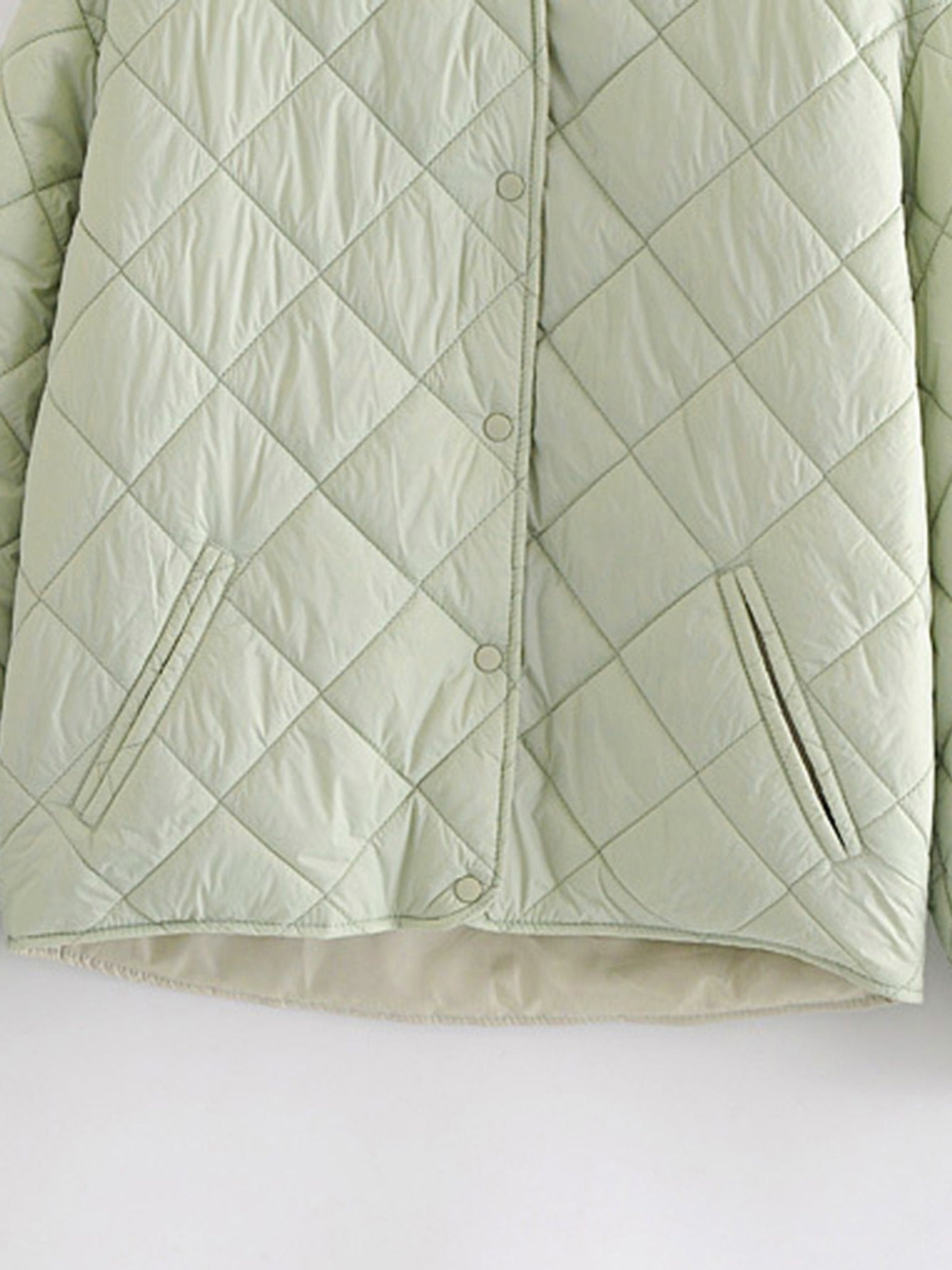 Women's Solid Pocket Long Sleeve Coat