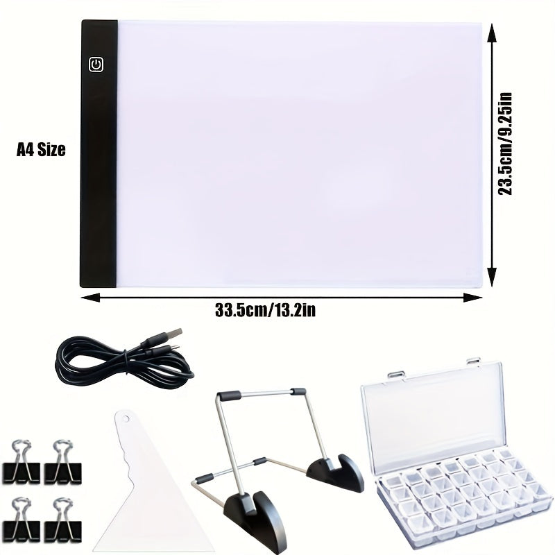 A4 LED Light Pad Copy Board USB Powered
