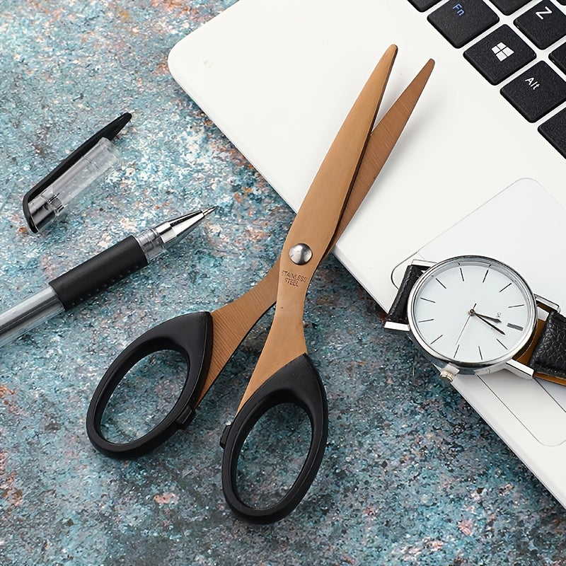 Non Stick Scissors Stainless Steel Paper Cutter School Stationery Crafts Scissor