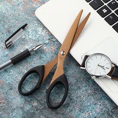 Non Stick Scissors Stainless Steel Paper Cutter School Stationery Crafts Scissor