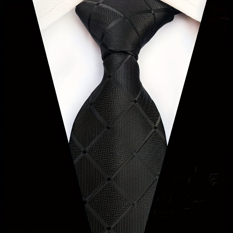 Men's Classic Striped Plaids Tie Wedding Business Necktie