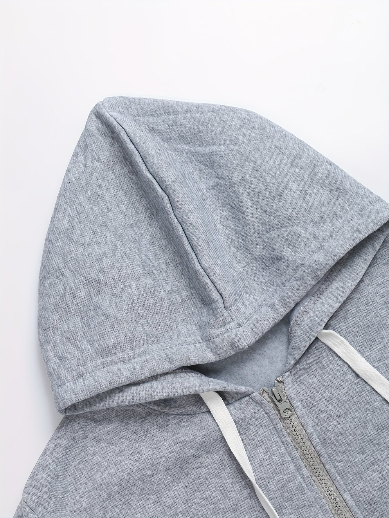 Zipper Front Hoodie & Joggers Two Piece Set