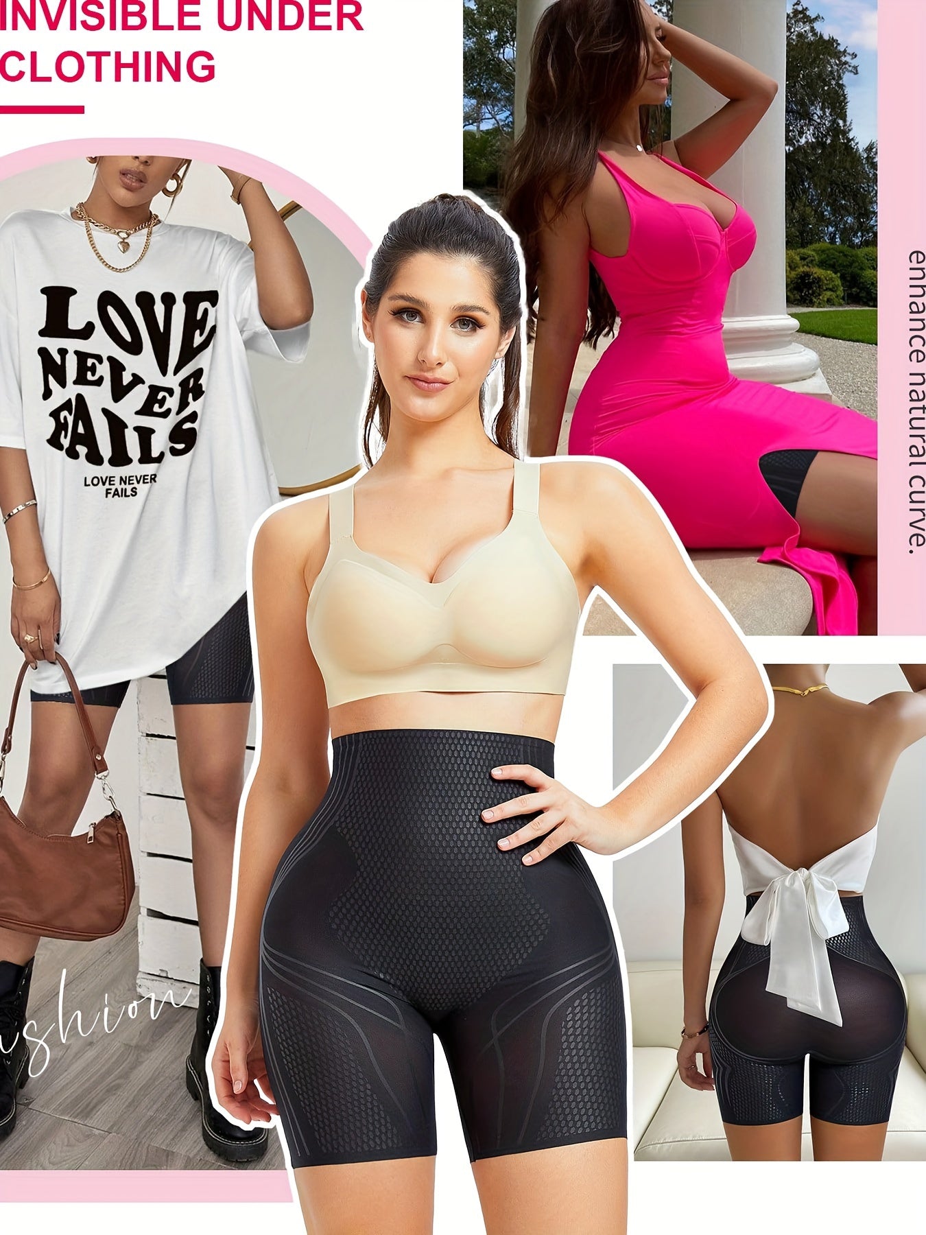 High Waist Tummy Control Seamless Sports Shorts