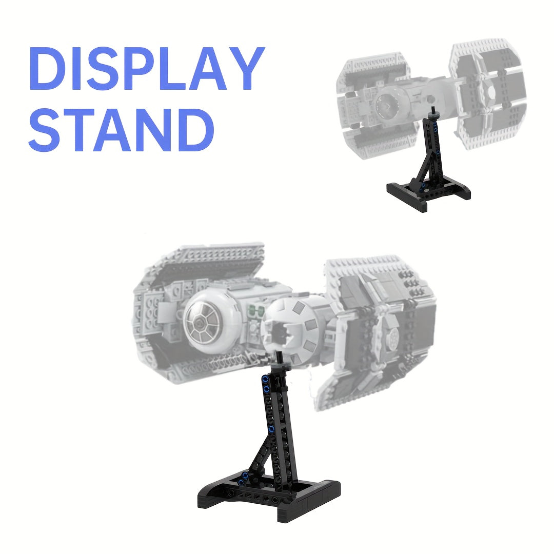 50pcs Titanium Fighter Building Block Display Stand MOC Model