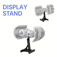 50pcs Titanium Fighter Building Block Display Stand MOC Model